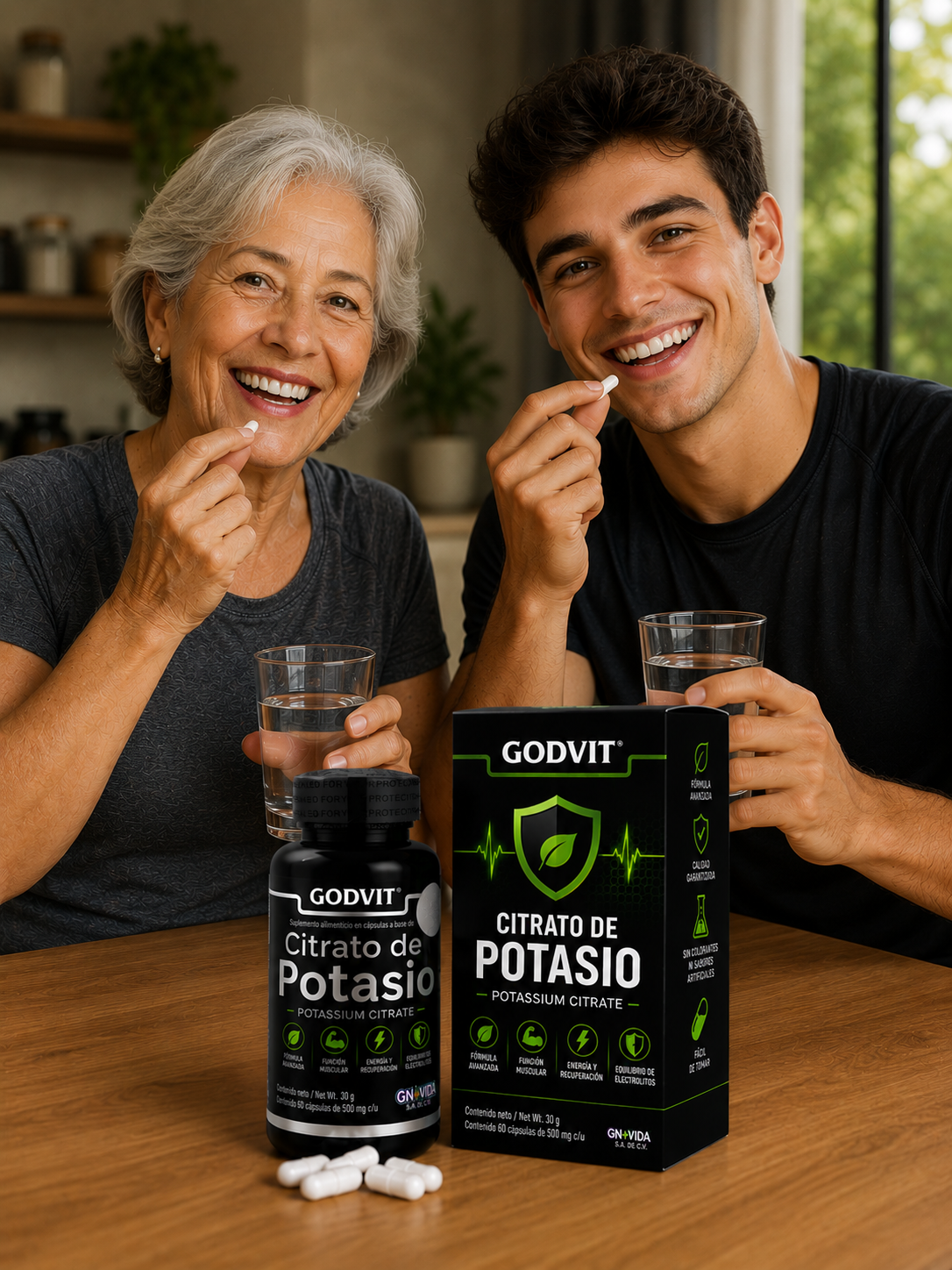 “GODVIT Citrato de Potasio Max”