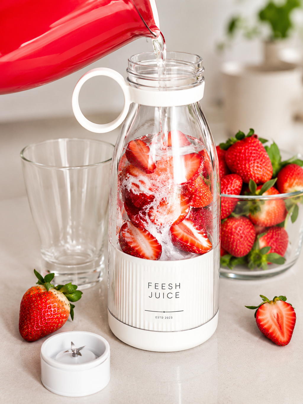 Licuadora Portátil Recargable 380ml - Smoothies Frescos en Segundos