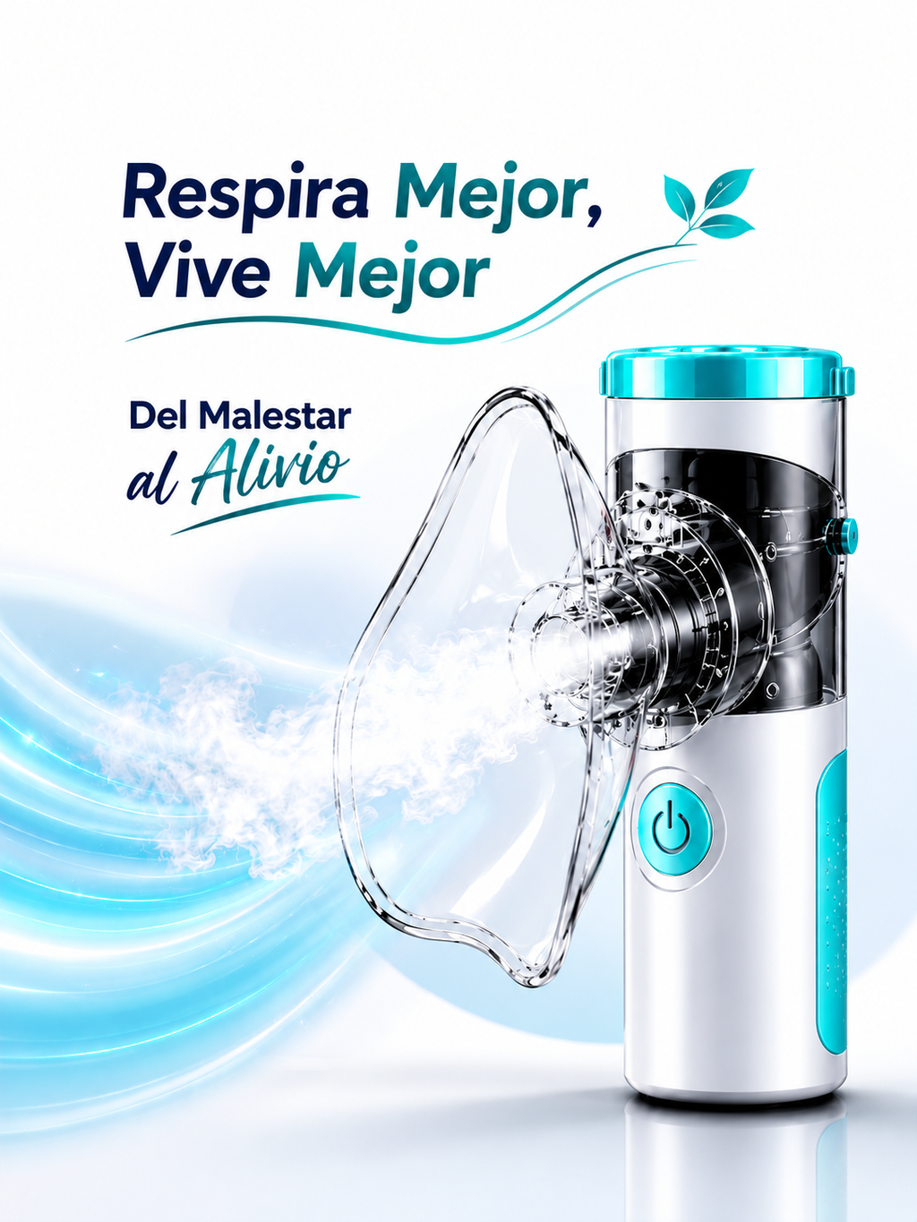 Nebulizador Portátil Mesh – Alivio Respiratorio Rápido