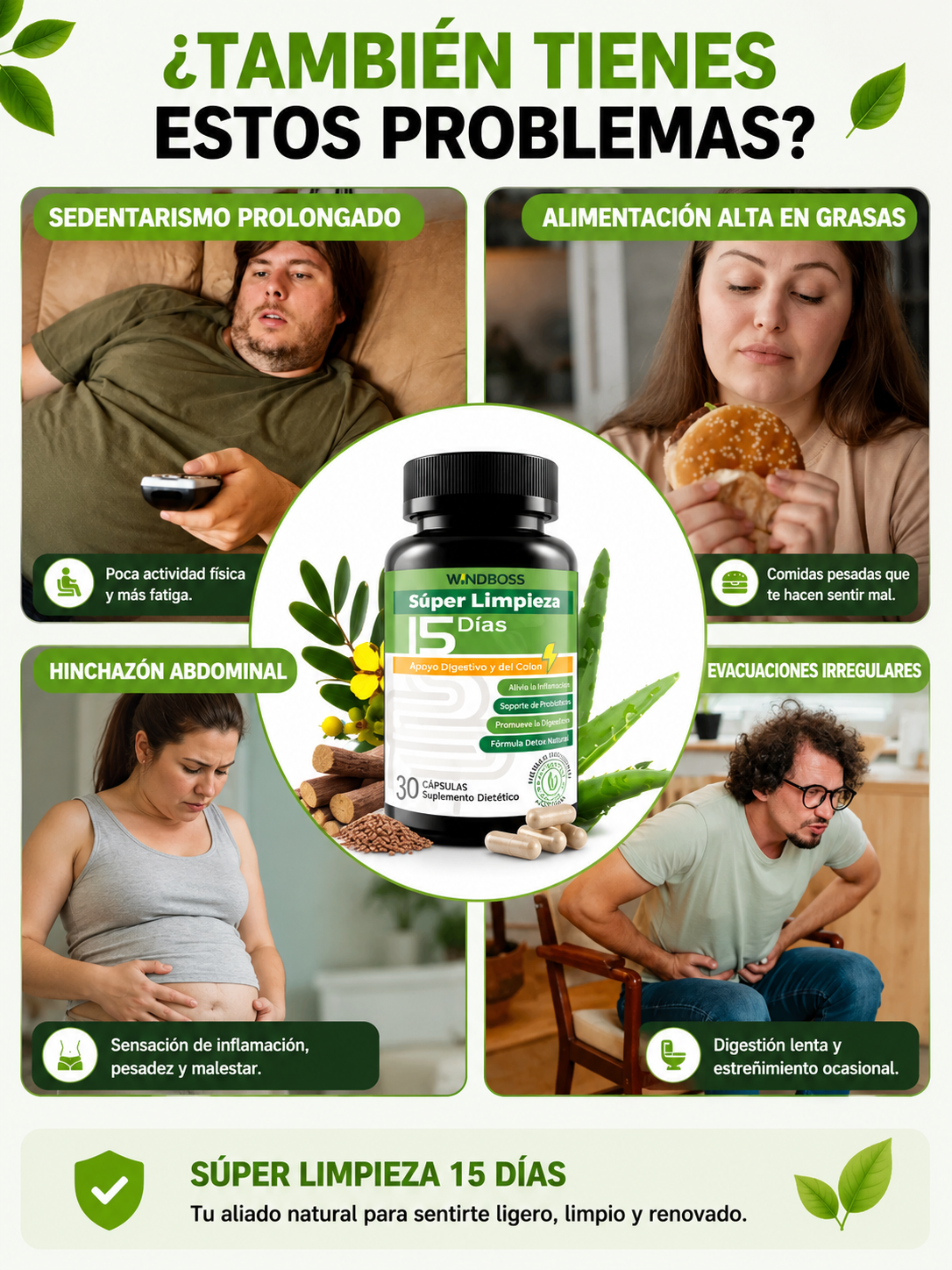 DigestClean 15™ Programa de Bienestar Digestivo de 15 Días