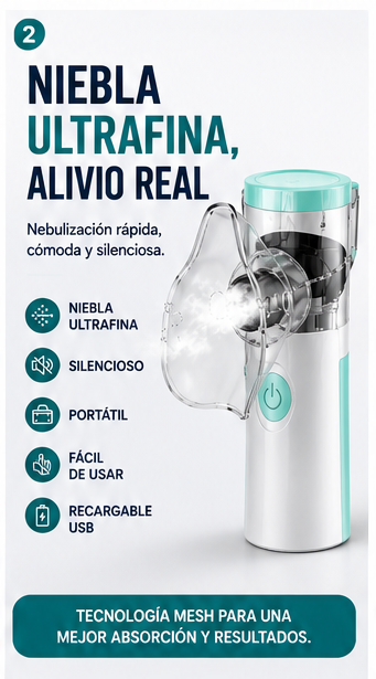 RespiraMax Nebulizadro Portátil